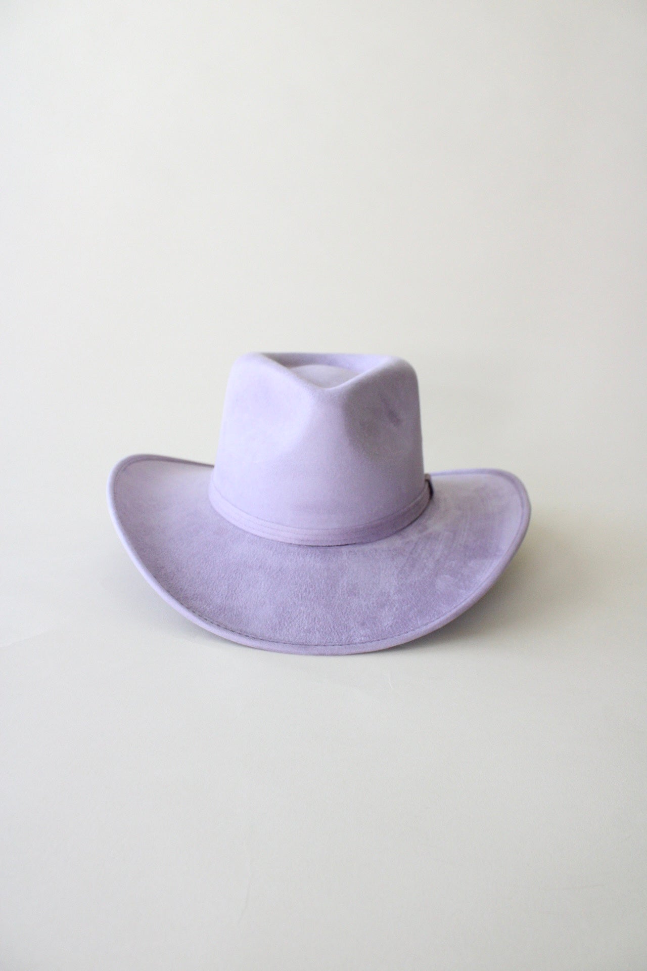 Amarillo Vegan Suede Cowboy Rancher Hat- Lavender