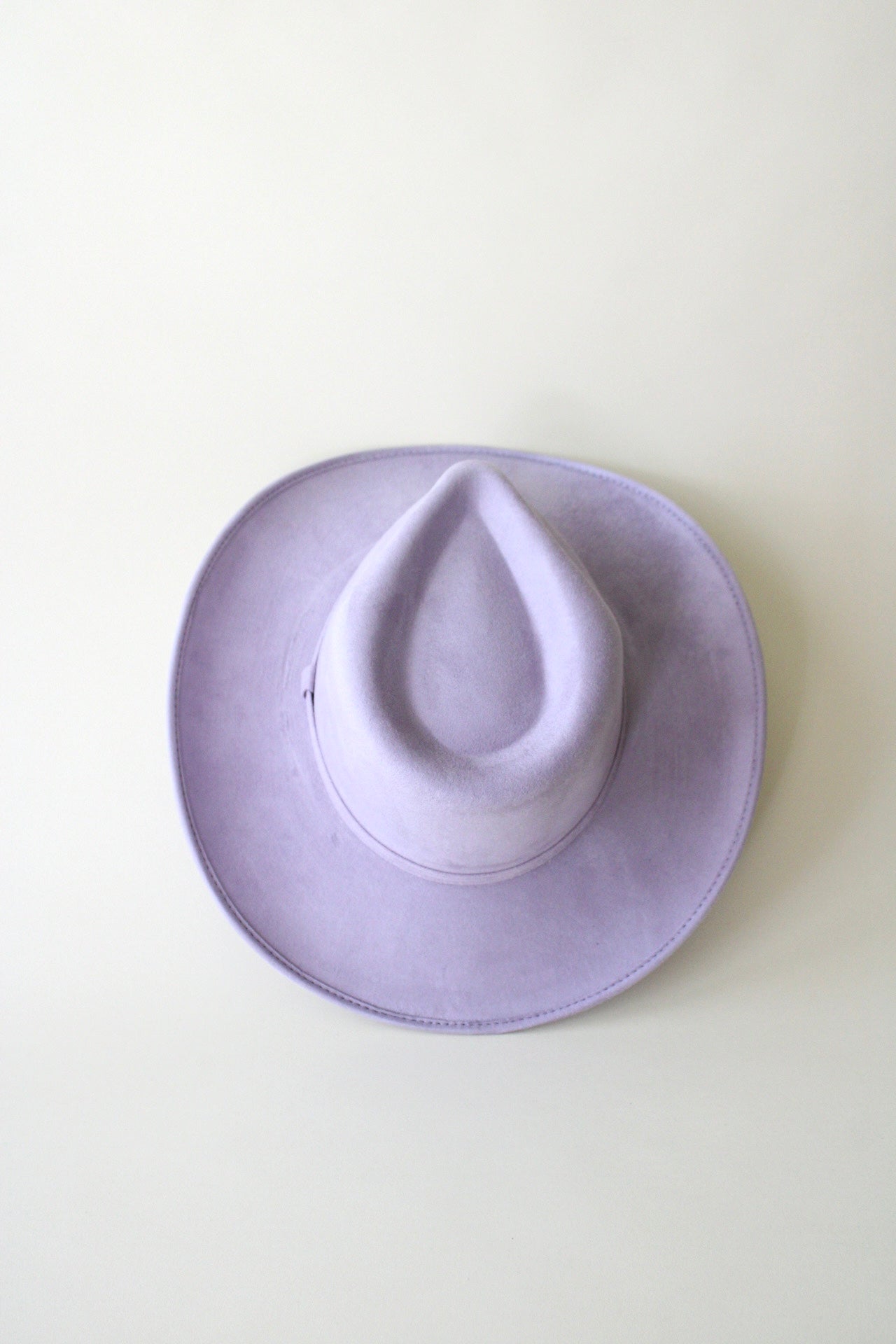 Amarillo Vegan Suede Cowboy Rancher Hat- Lavender