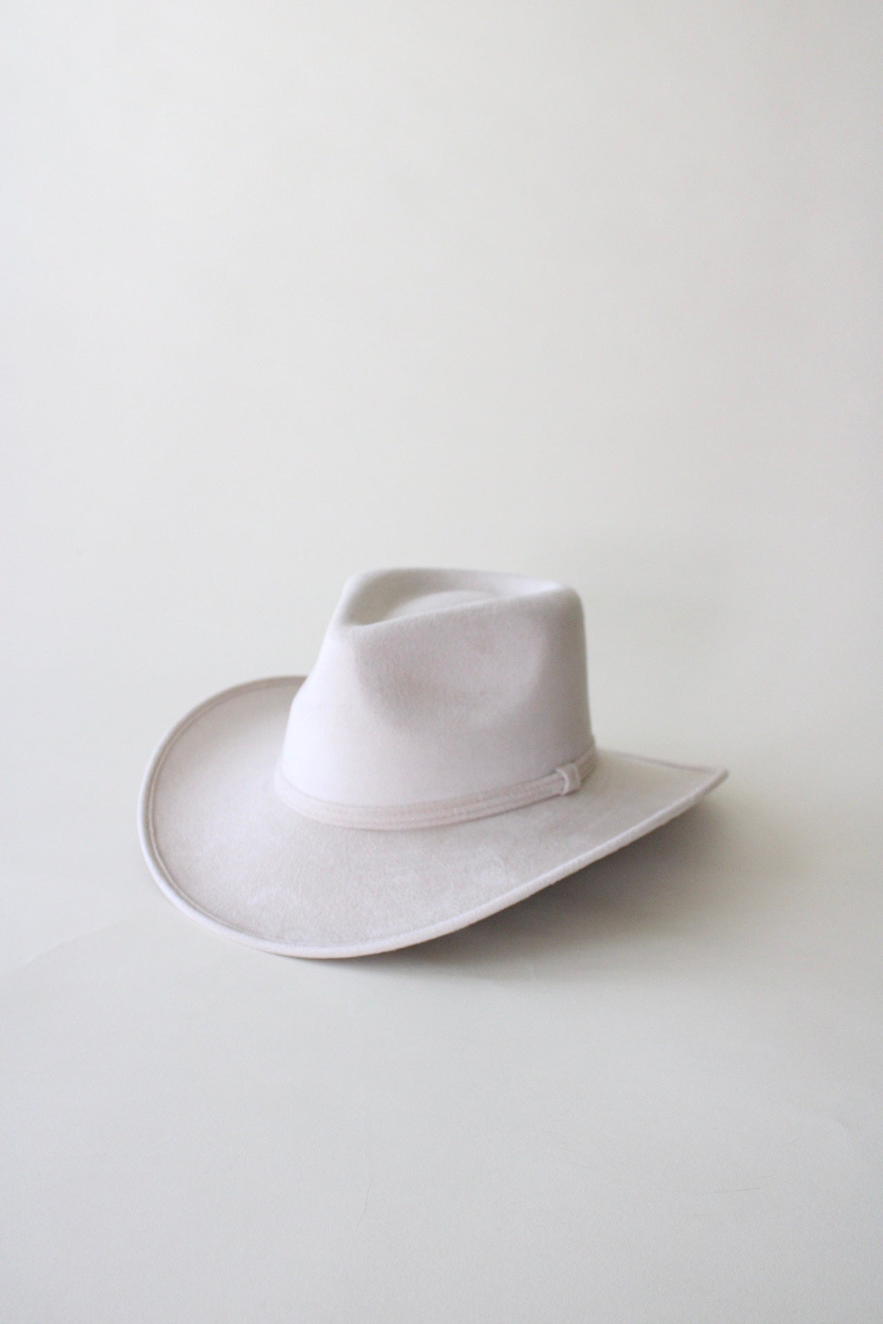 Amarillo Vegan Suede Cowboy Rancher Hat- Ivory