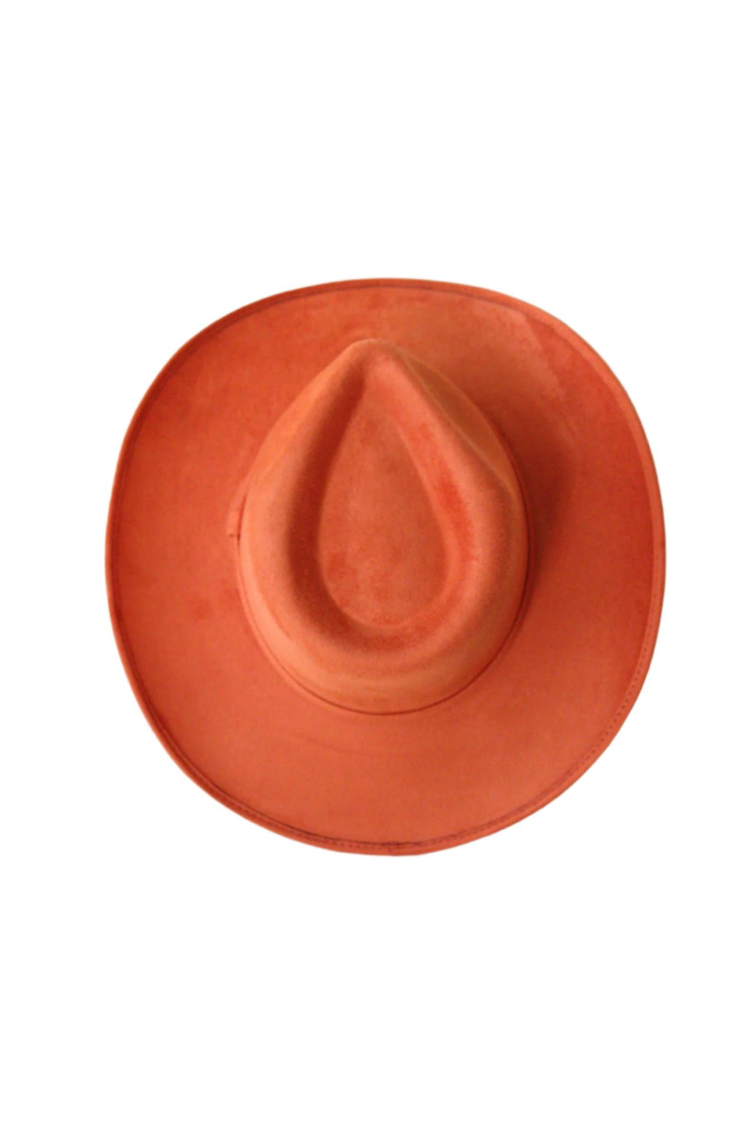 Amarillo Vegan Suede Cowboy Rancher Hat- Orange