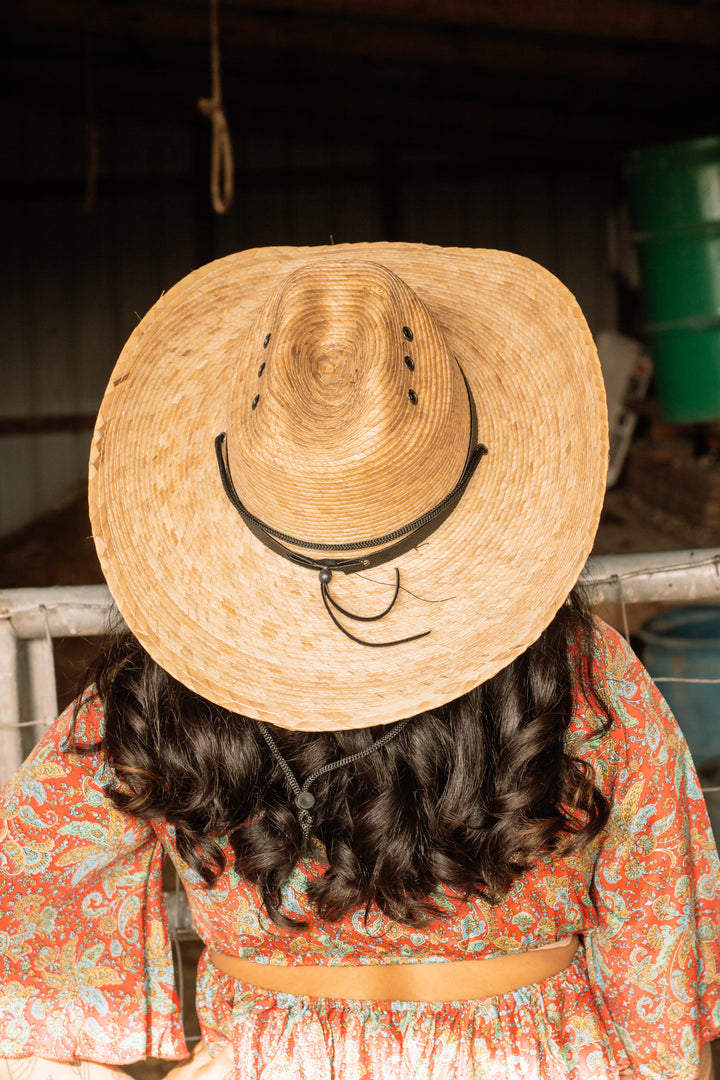 Lone Star Palm Leaf Cowboy Hat