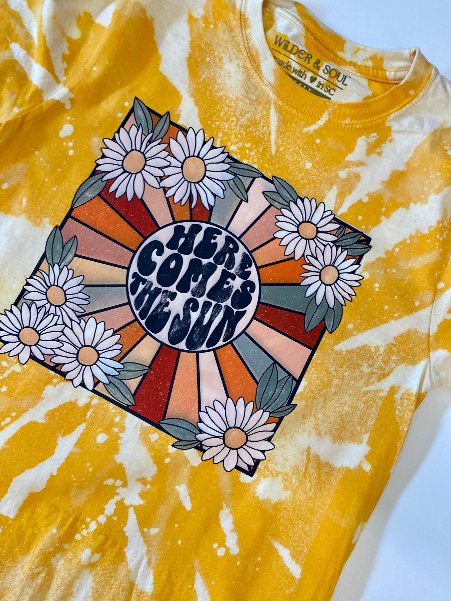 Here Comes The Sun Tie-Dye Graphic Tee
