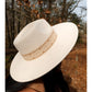 Emma Wool Felt Wide Brim Rancher Hat - Cream