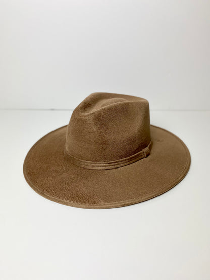 Vegan Suede Rancher Hat - Dusty Roads