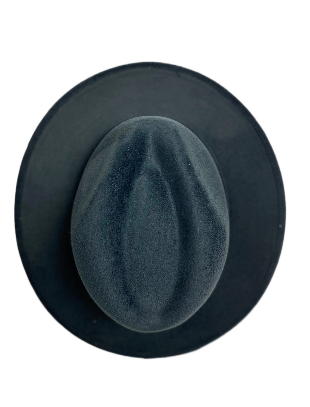 Kids Vegan Suede Hats - Black