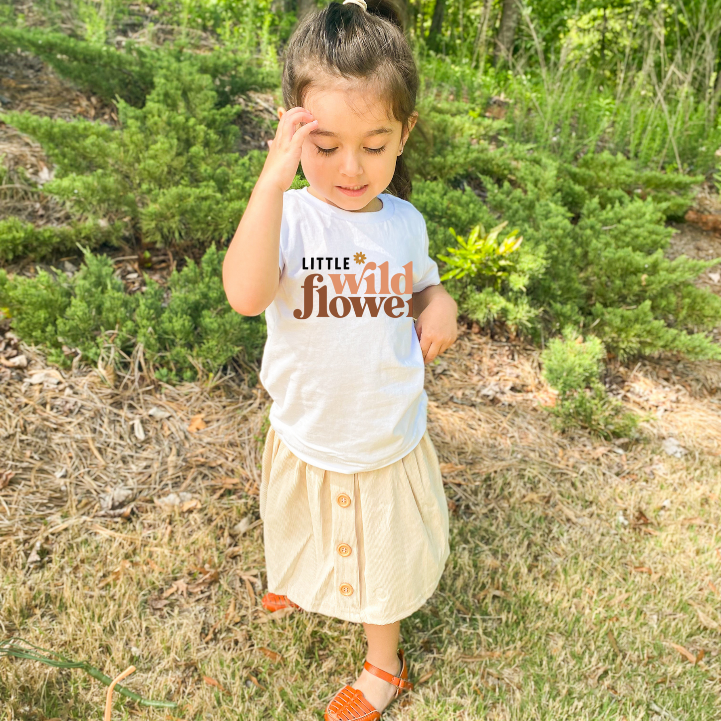 Kids - Little Wildflower Graphic T-Shirt