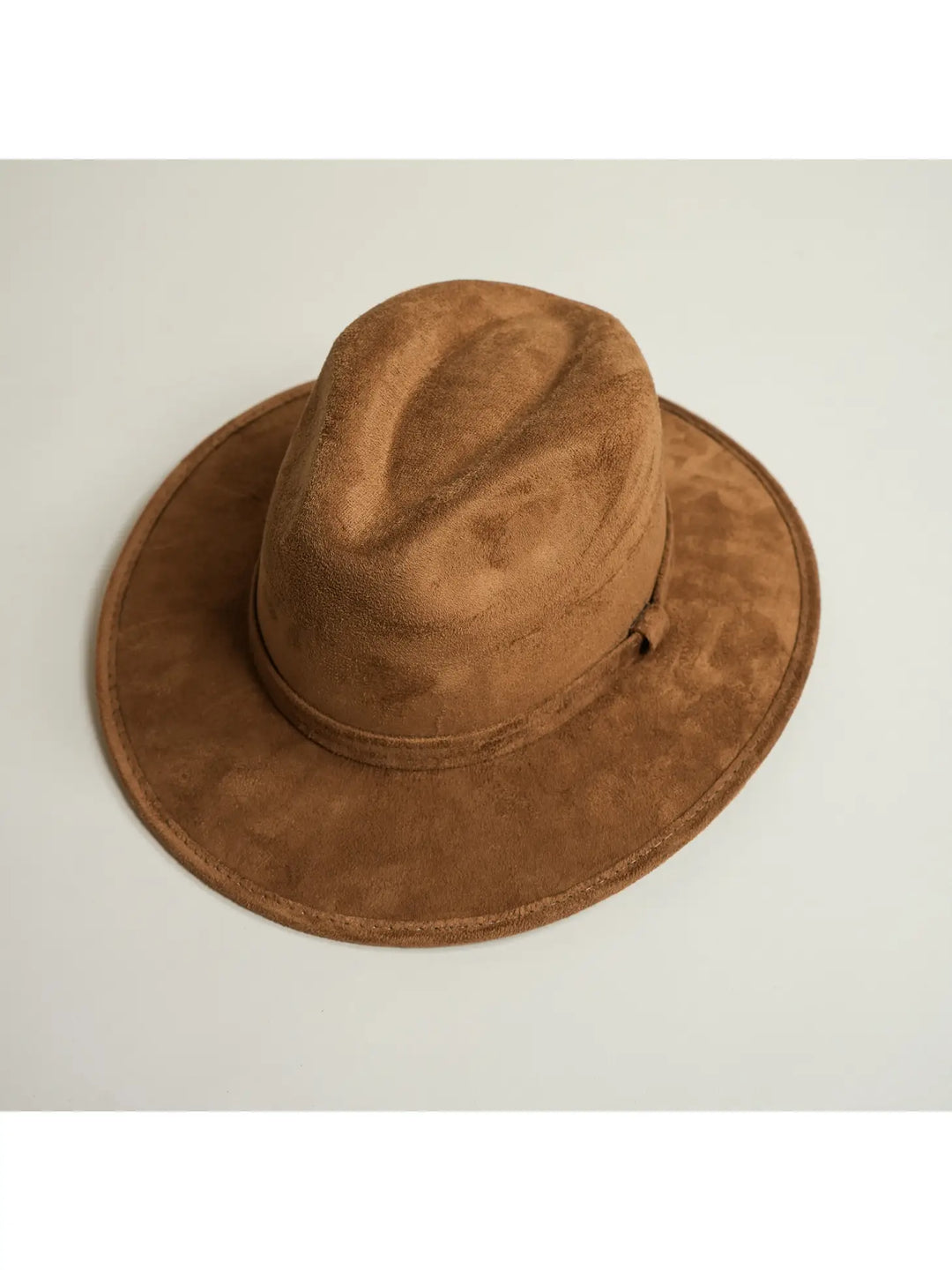 Kids Vegan Suede Hats - Caramel