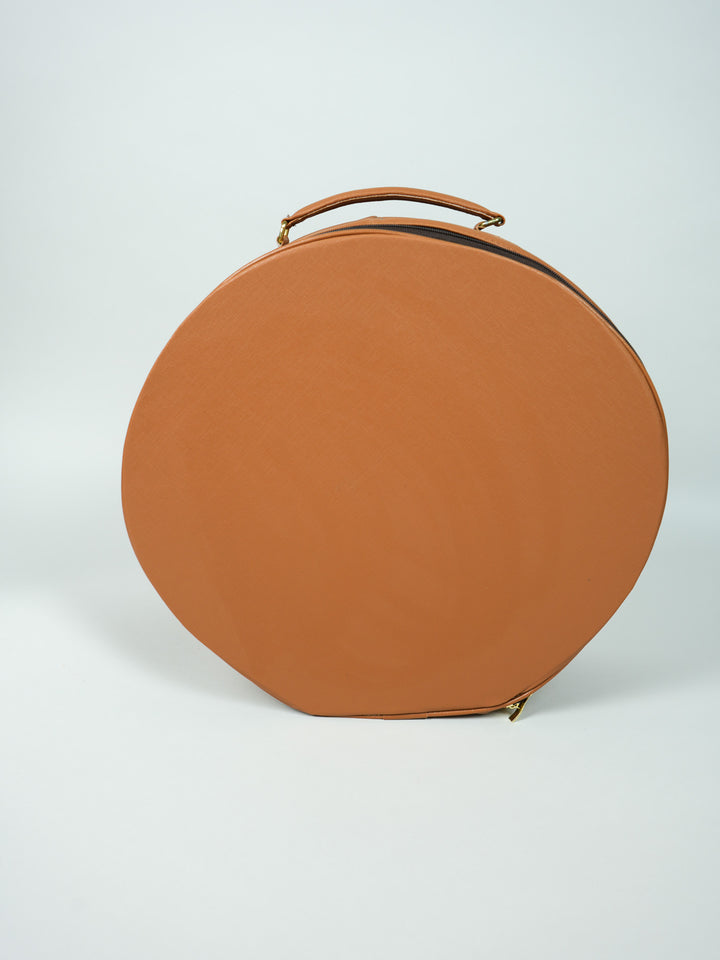 Hat Box Faux Leather