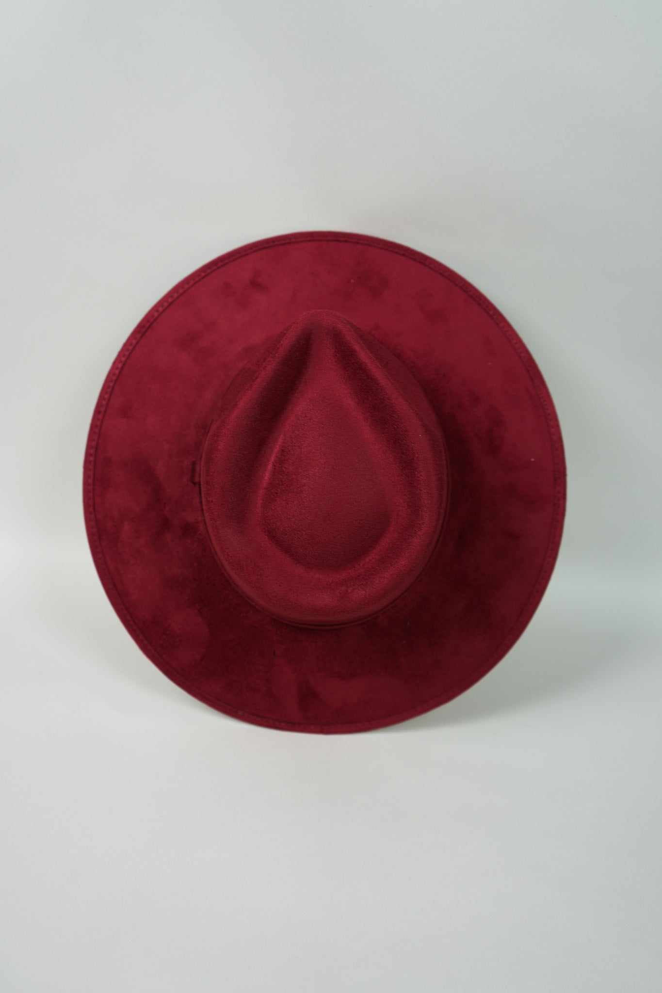 Vegan Suede Rancher Hat- Burgundy Red – Wilder and Soul Wholesale