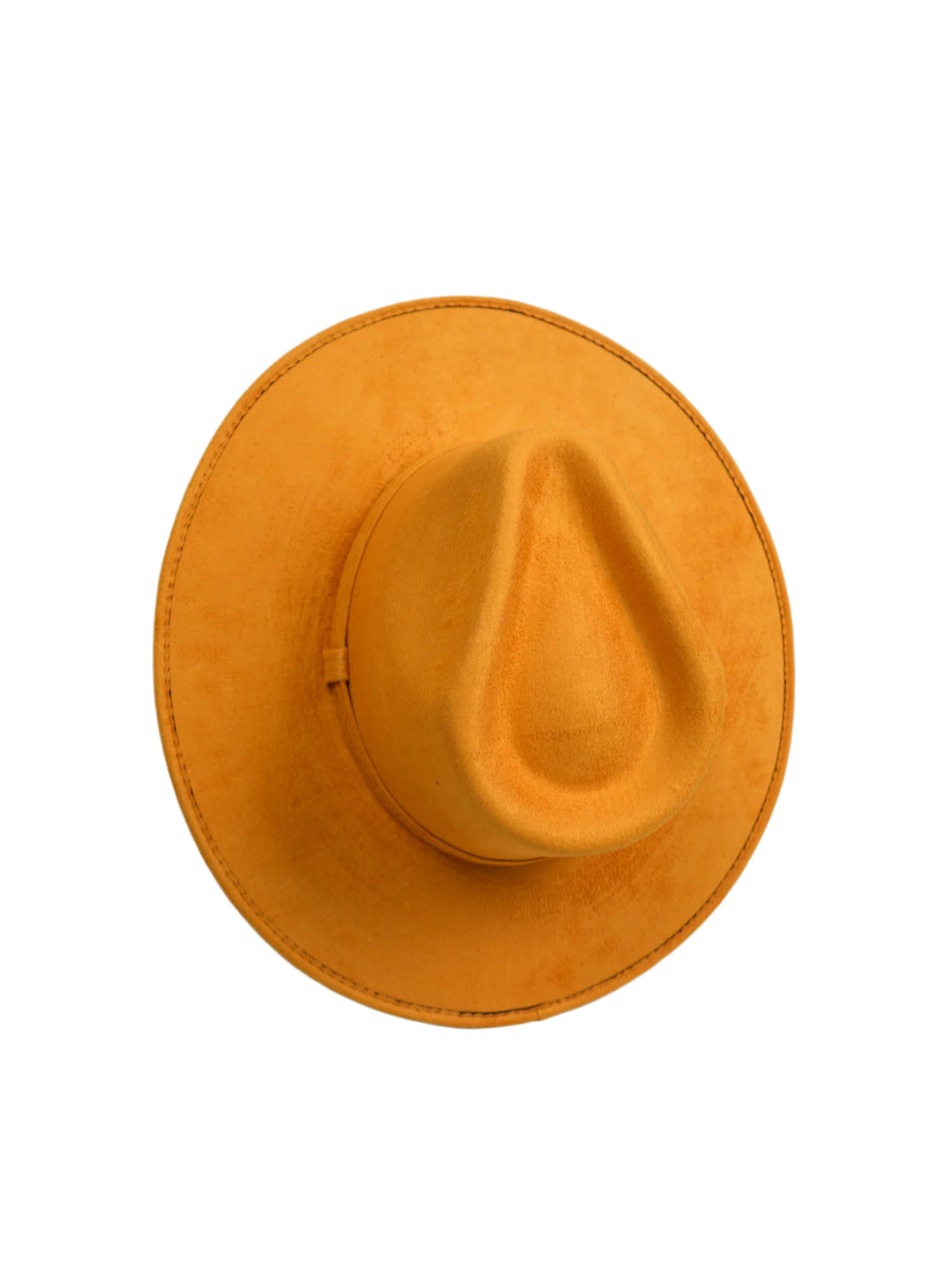 Vegan Suede Rancher Hat - Mango