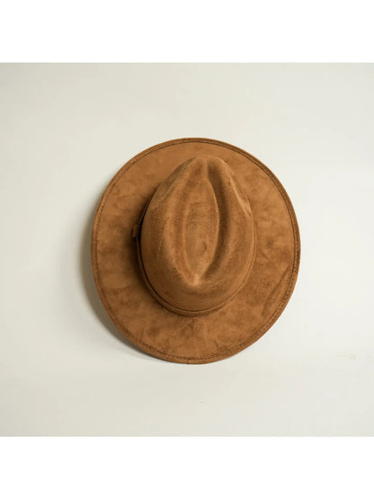 Kids Vegan Suede Hats - Caramel