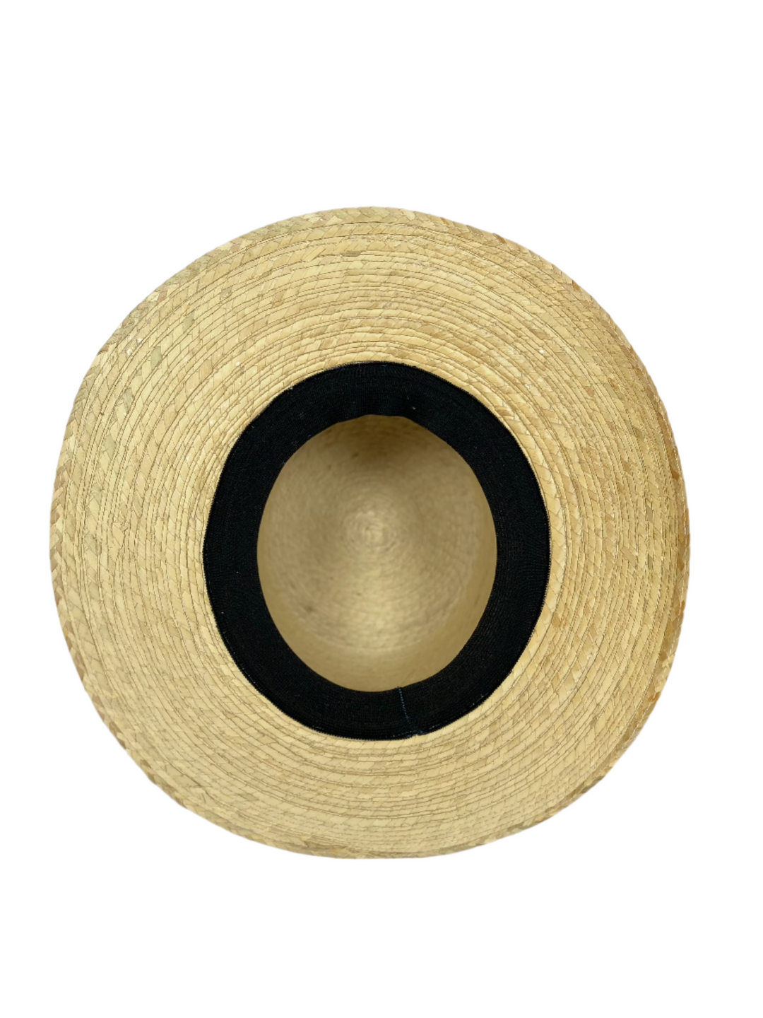 Panama Beach Flat Top Hat with Black Band