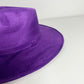 Vegan Suede Rancher Hat- Purple