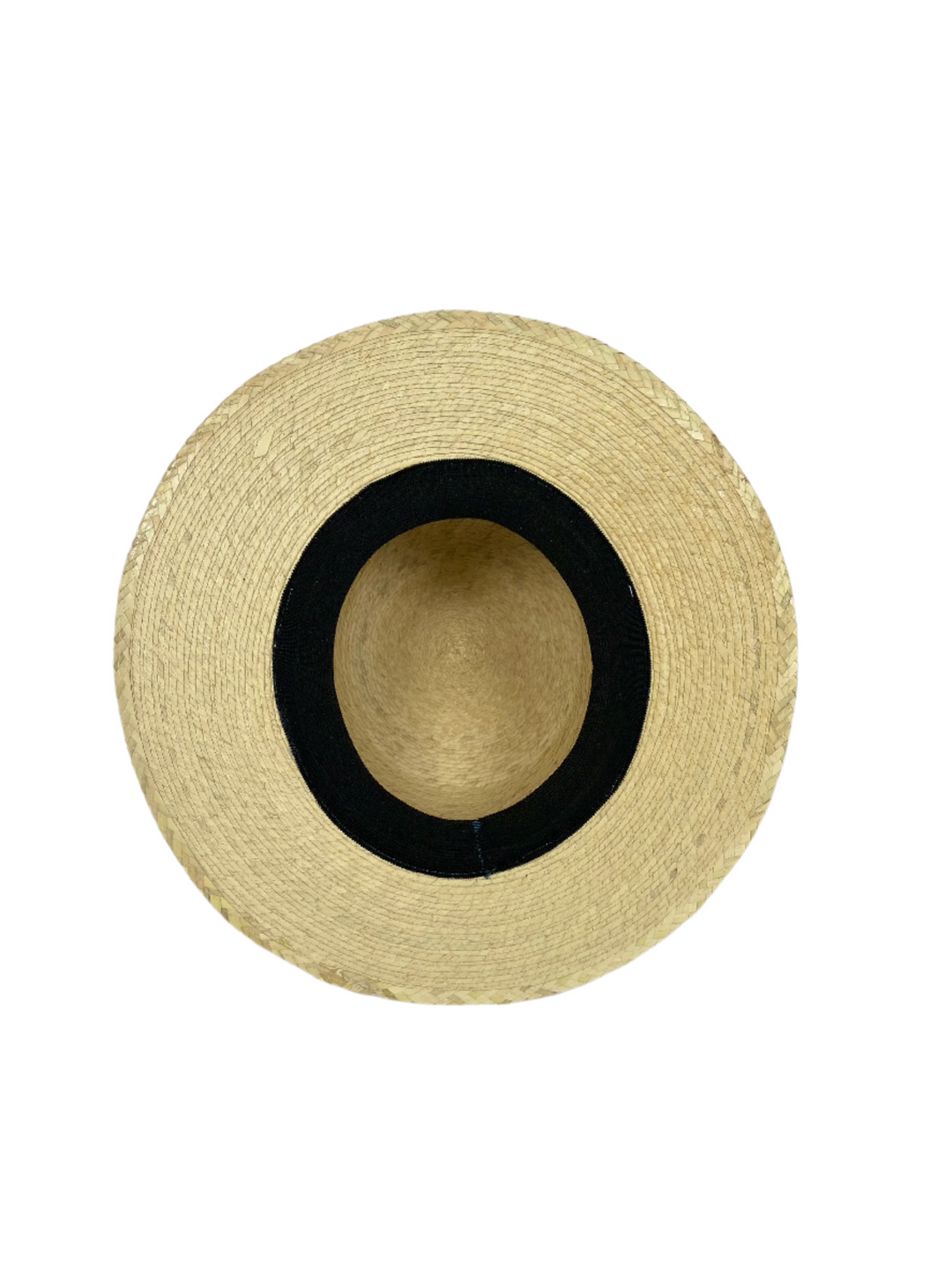 Panama Beach Flat Top Hat with Caramel Band