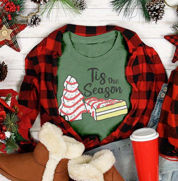 "Tis The Season" Christmas Cakes T-Shirt & Sweatshirt