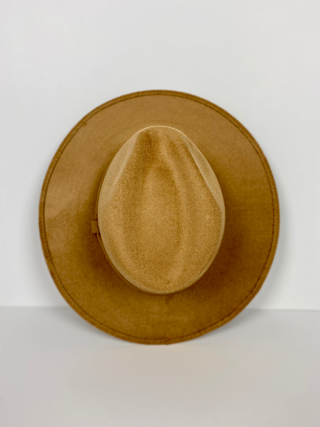 Kids Vegan Suede Hats - Cappuccino