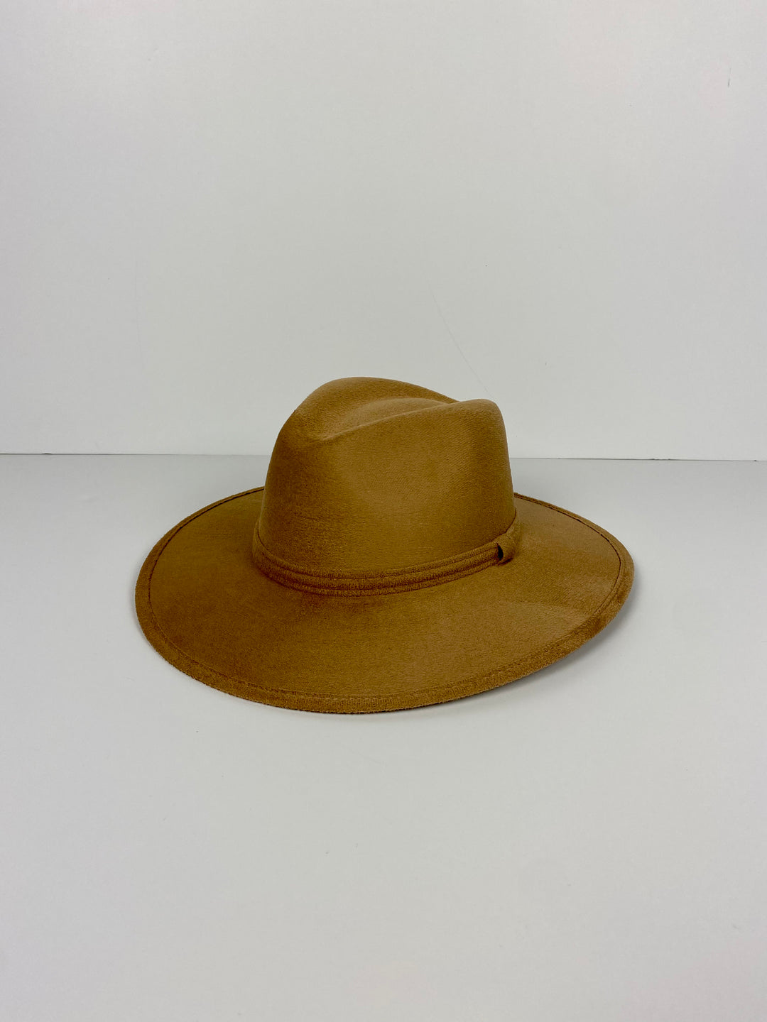 Kids Vegan Suede Hats - Cappuccino