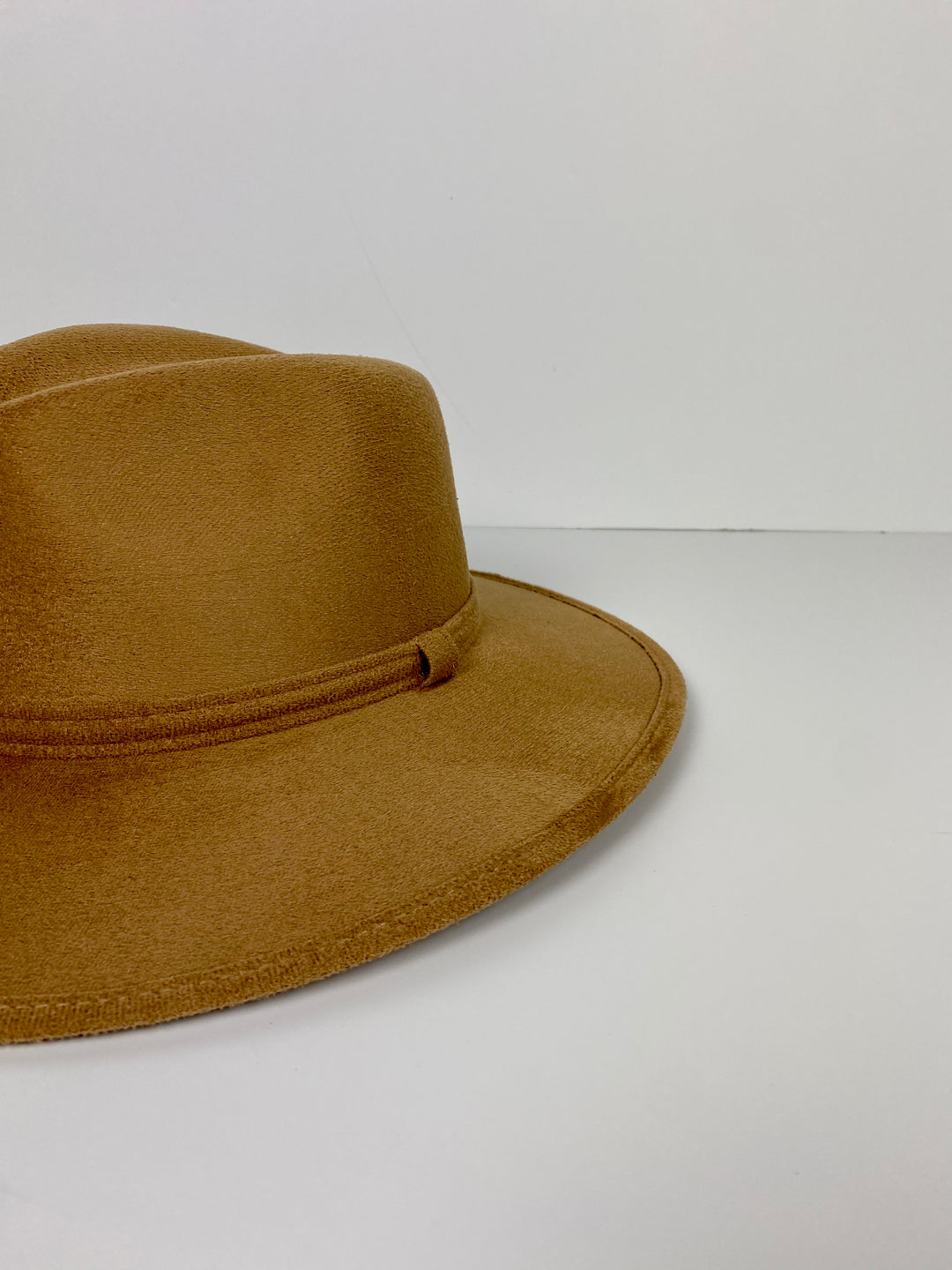 Kids Vegan Suede Hats - Cappuccino